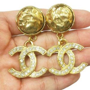 AUTHENTIC CHANEL  EARRINGS